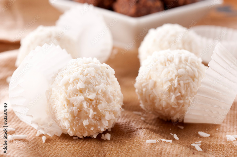 Coconut and pralines