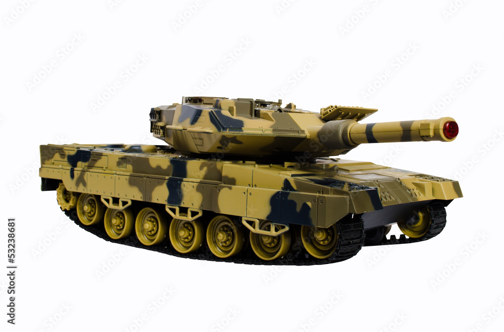 plastic toy tank isolated on white background plastic toy tank isolated on white background