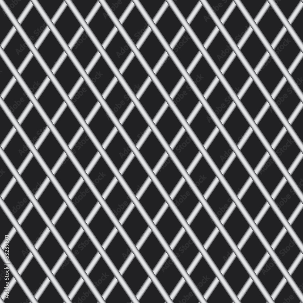 Seamless texture of corrugated metal. Vector