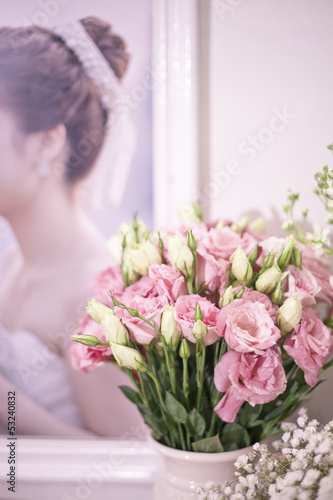 Beauty flower vase for wedding