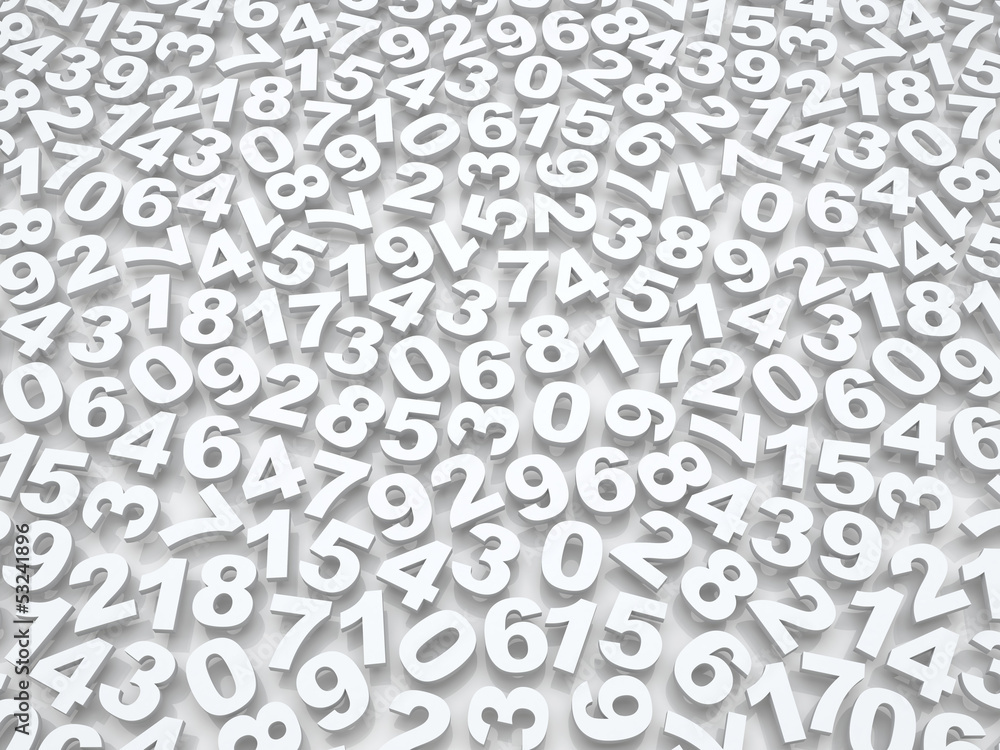 Background of numbers. Background of numbers.