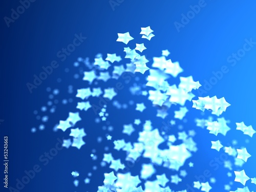 Shiny Stars Particles on smooth background