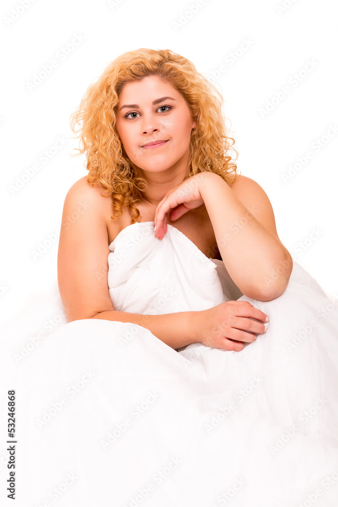 Fototapeta premium Woman in bed