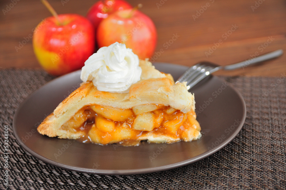 Slice of apple pie Slice of apple pie