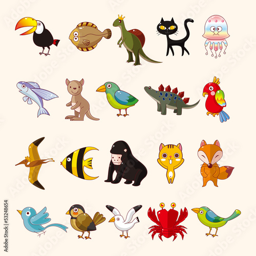 set of animal icons
