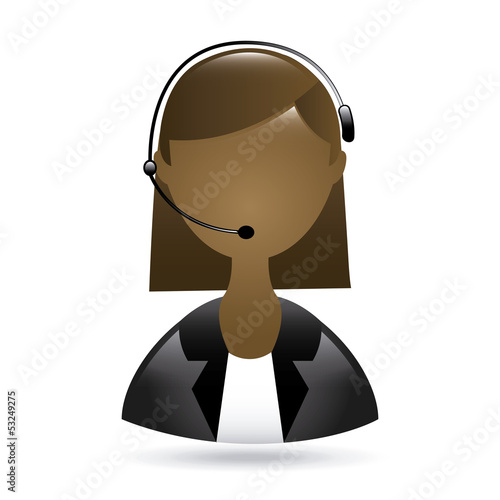 receptionist black woman