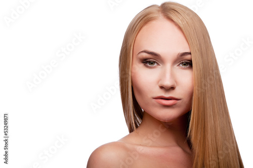 woman with luxurious hair