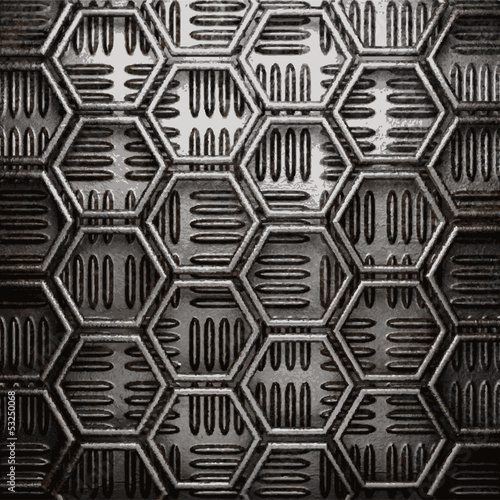 metal on wall background