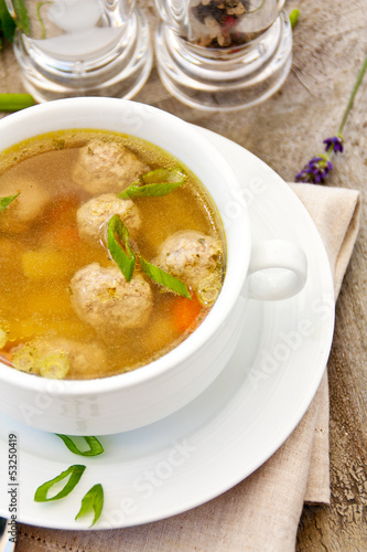 Soup with Meat Balls