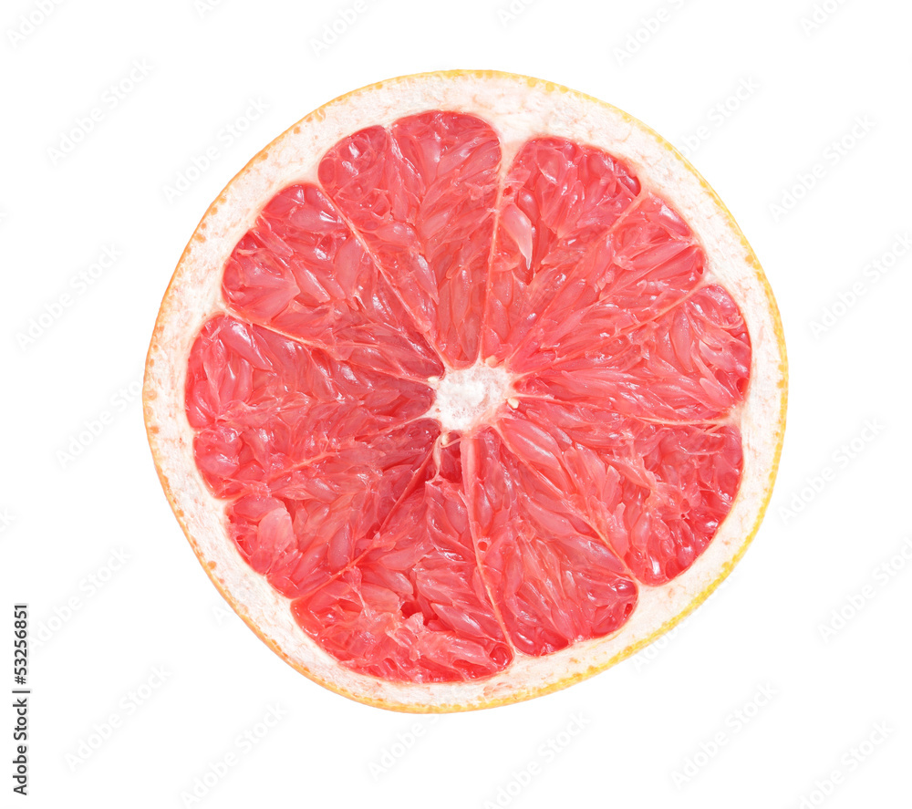 fresh grapefruit fruit Slice fresh grapefruit fruit Slice