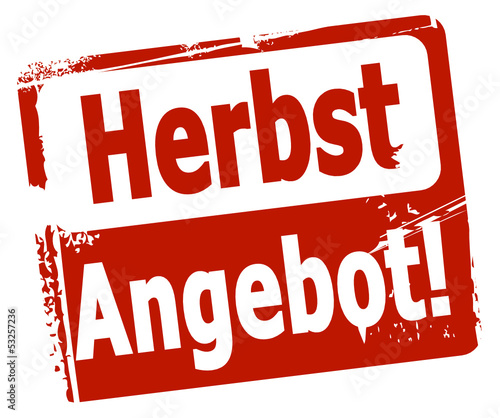 Herbst Angebot!