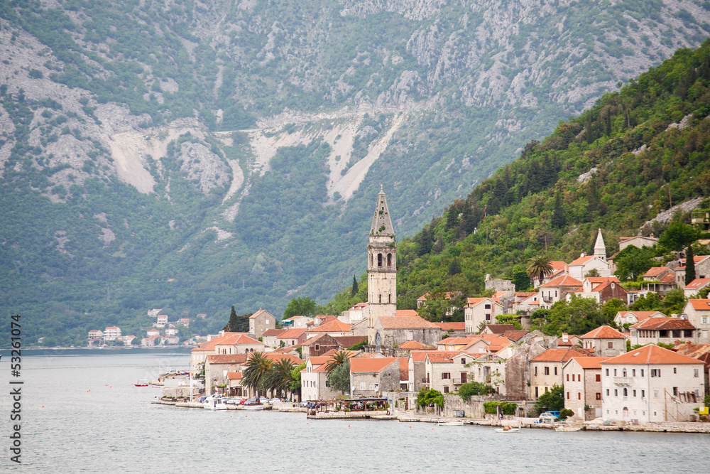 Church Tower on Montenegro Coast