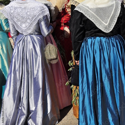 Obraz na plátně TRADITIONS PROVENCALES EN PAYS D'ARLES