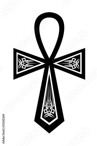 Ankh with a pattern
