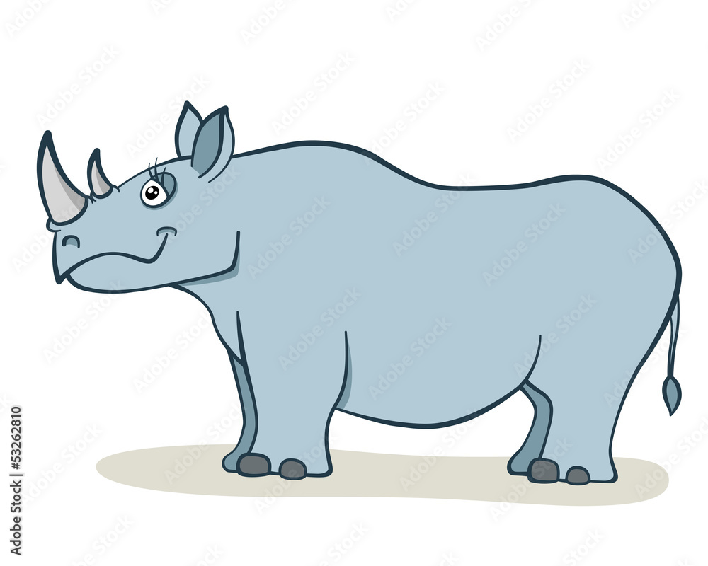 Cartoon Rhino