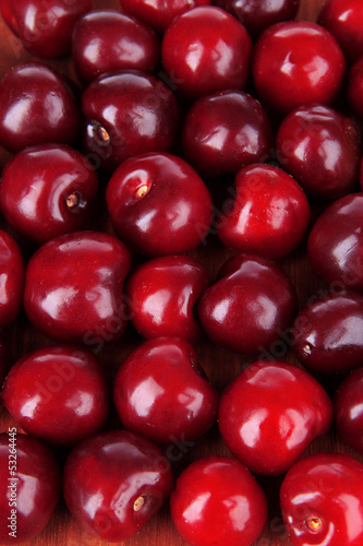 Cherry berries close-up