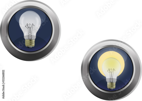 bottone lampadina