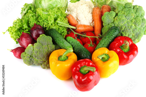 Fresh vegetables close up