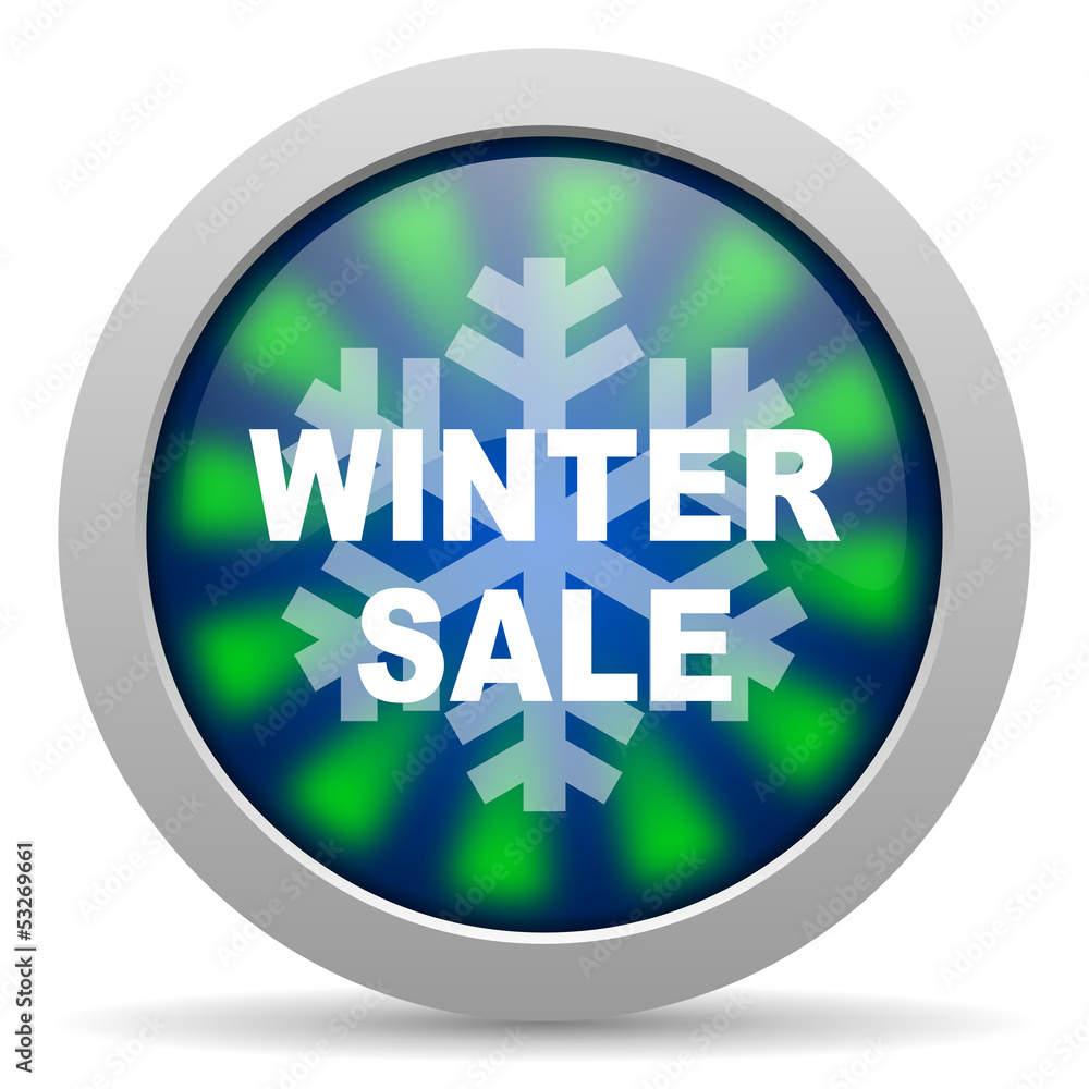 winter sale icon