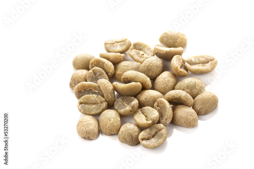 Coffee beans. Washed coffee.