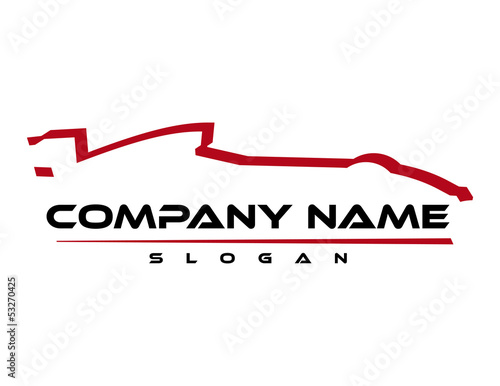 racing car logo