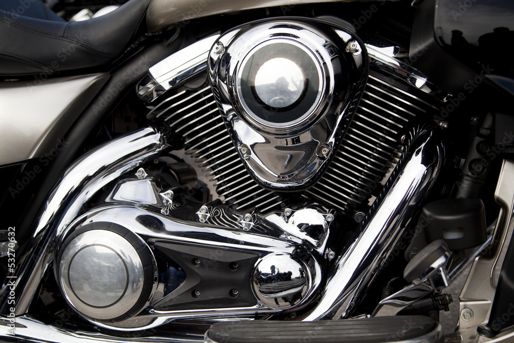 Close-up of Motorcycle Engine, motor Close-up of Motorcycle Engine, motor