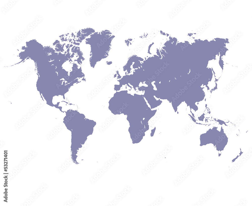 world map - vector