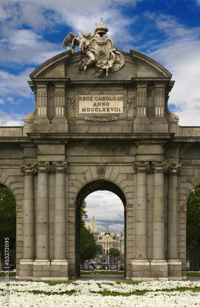puerta de Alcalá, Madrid, España