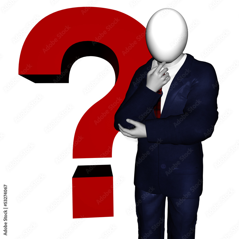 Question Mark - White Background With Clipping Mask Question Mark - White Background With Clipping Mask