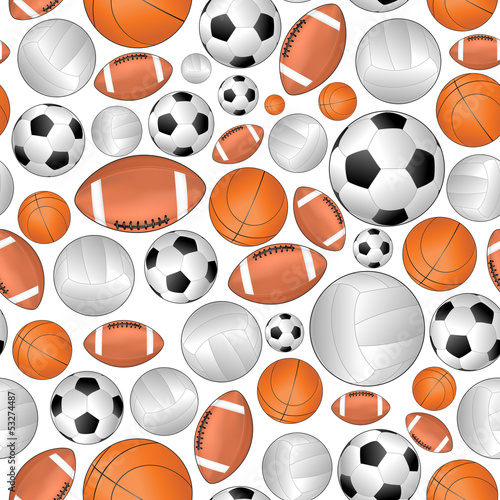sport seamless pattern