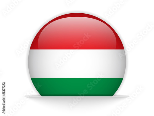 Hungary Flag Glossy Button Free Download Hungary Flag Glossy Button - GFXLoad