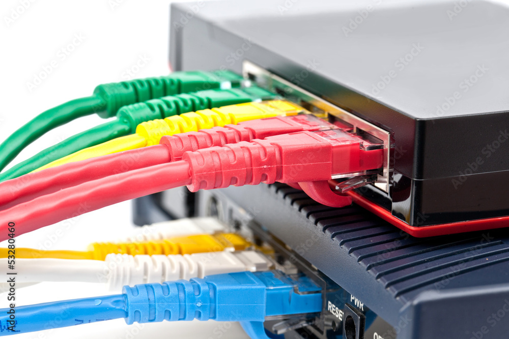 Ethernet switch isolated and router connect Lan Ethernet switch isolated and router connect Lan
