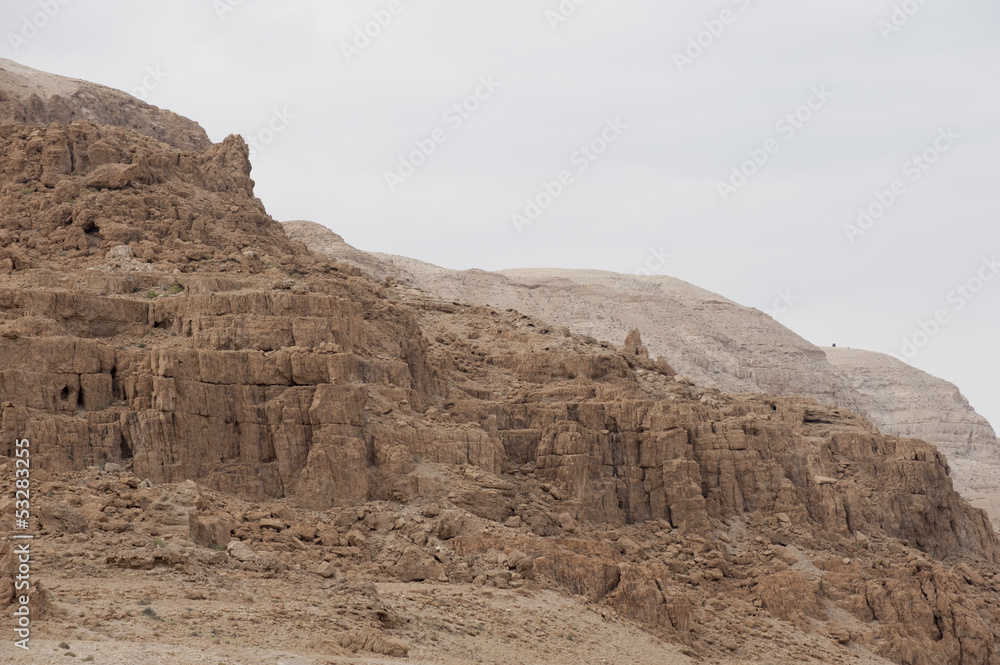 Qumran caves in Israel