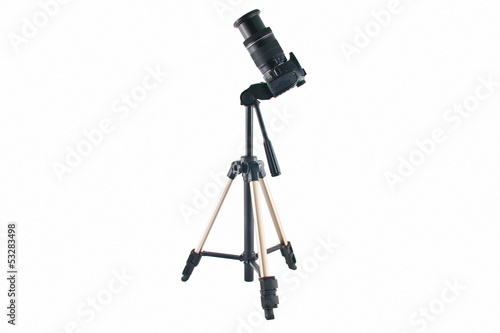 a tripod for video and photo shoot with a camera