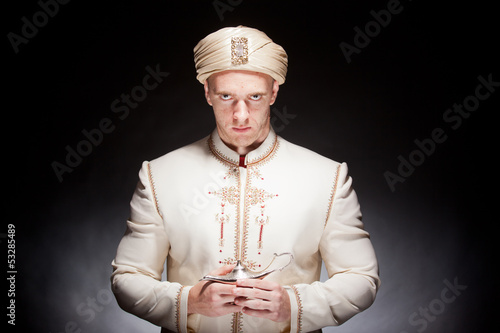 Fotografie, Obraz man in oriental costume