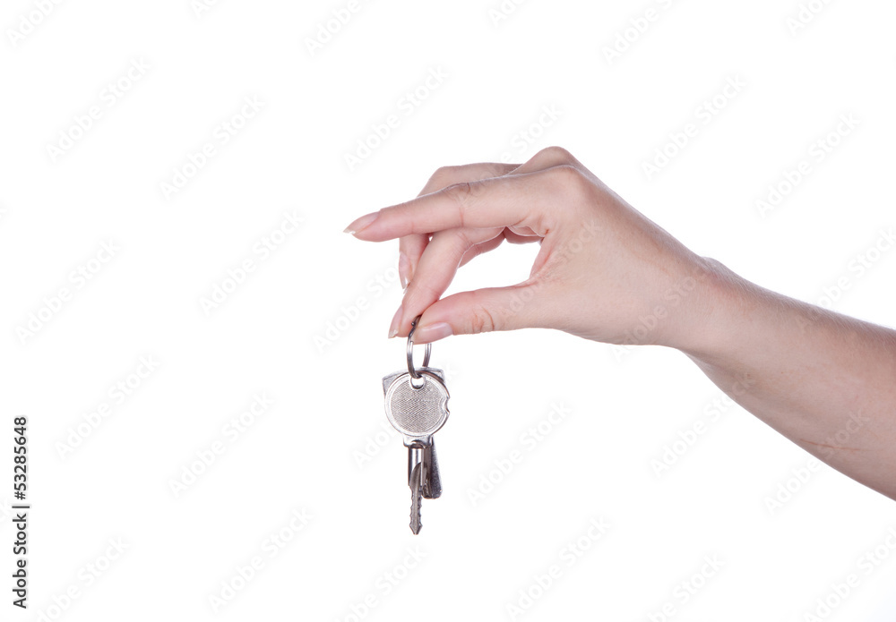 keys in hand