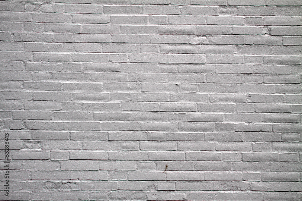 Weisse gemauerte Hauswand