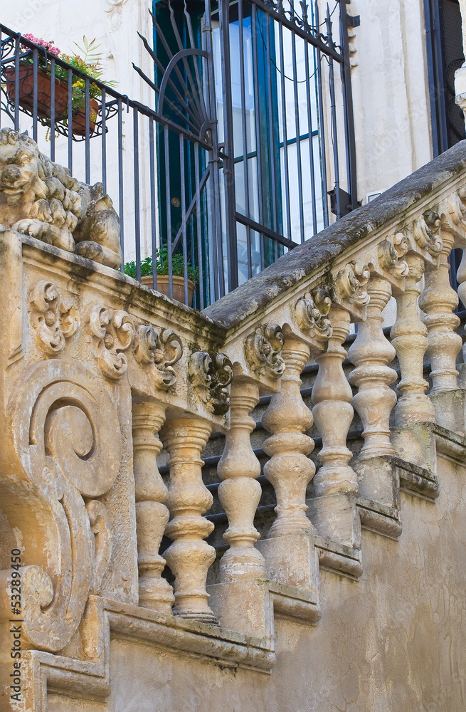 Fototapeta premium D'Amore Palace. Lecce. Puglia. Italy.