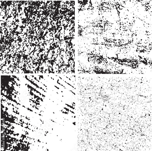 Wallpaper Mural grunge textures set. background. vector illustration Torontodigital.ca