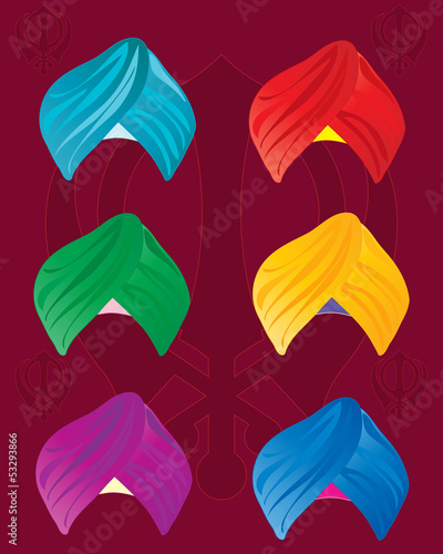 colorful turbans