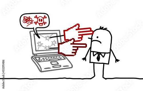 man & cyberbullying 