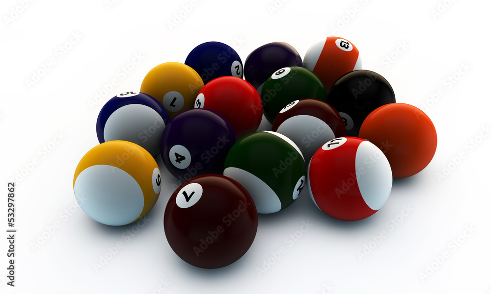 pool balls