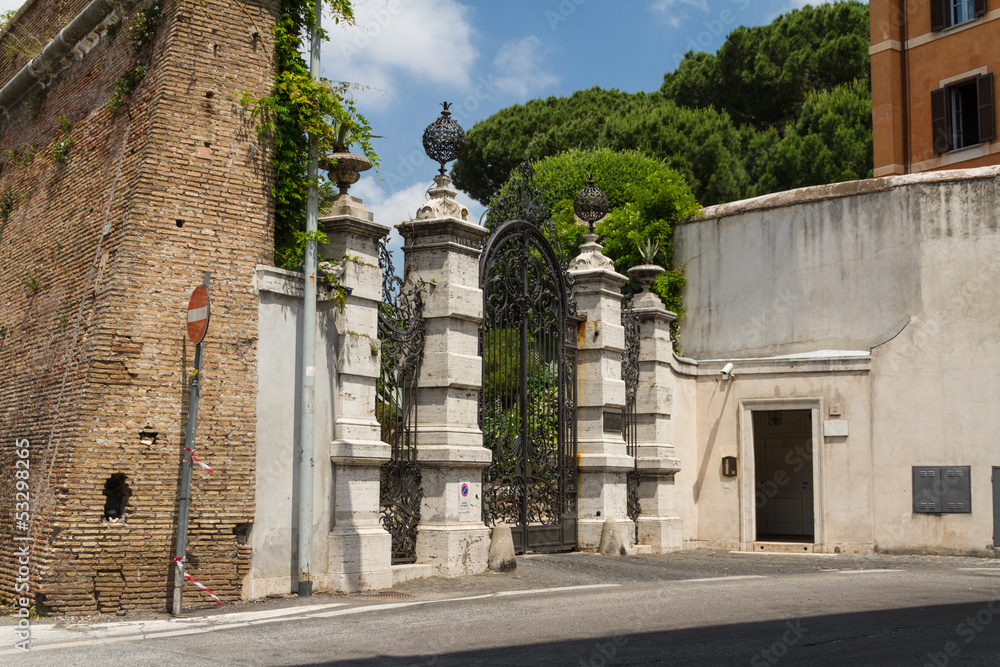 Fototapeta premium Rome, Italy. Typical architectural details of the old city