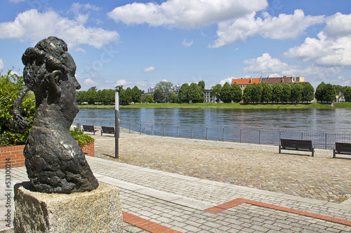 Hochwasser in Frankfurt ( Oder ) - Polen