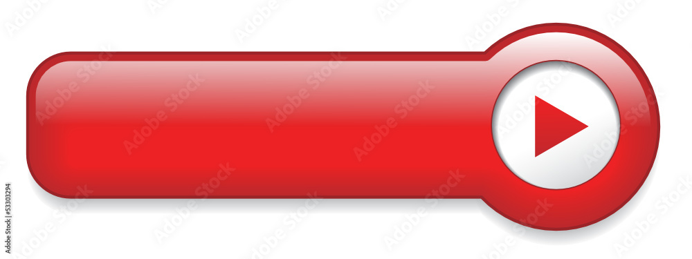 Red Web Button (rectangular blank template vector click here) Red Web Button (rectangular blank template vector click here)