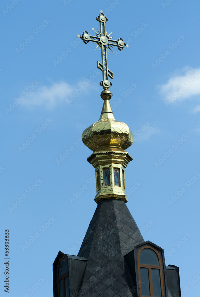 Golden dome of Kiev-Pechersk Lavra Golden dome of Kiev-Pechersk Lavra