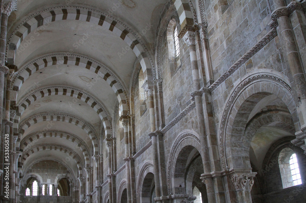 Intérieur de la Basilique de Vézelay