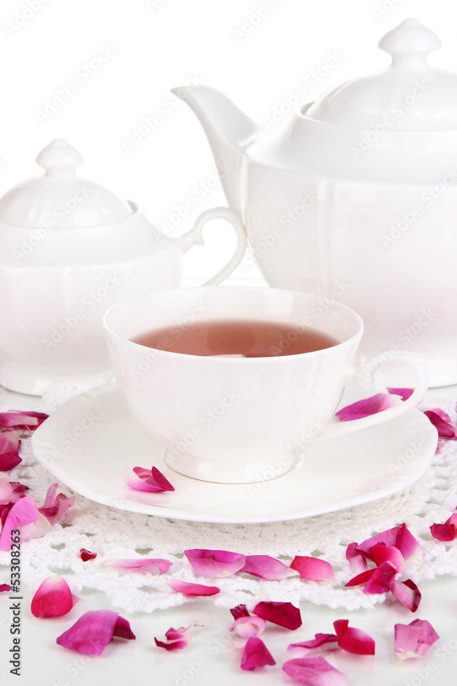 Fototapeta premium Rose tea close up