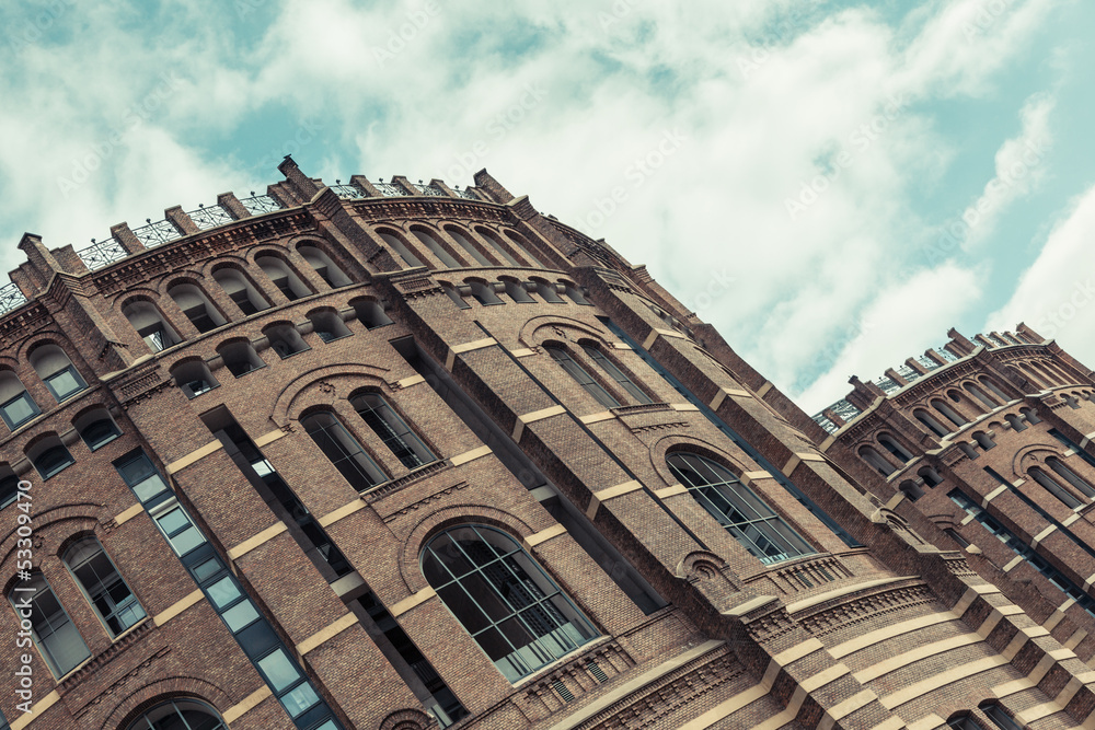 Fototapeta premium Gasometer in Wien