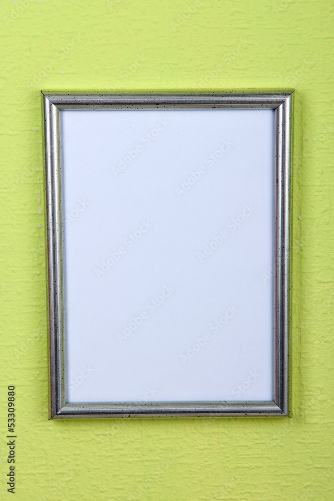 Fototapeta premium Photo frame on wall background